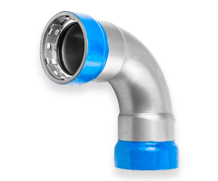 brymec heavy duty steel press 90 degree bend fitting 