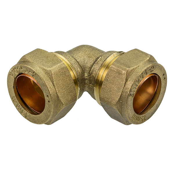 42mm Compression 90° ElbowBrass Plumbing Fitting